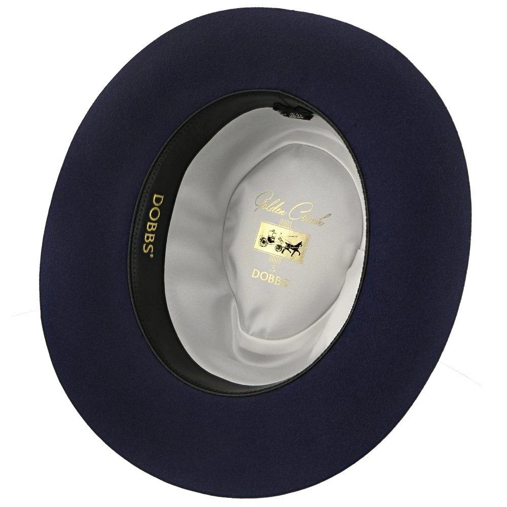 Egan - Dobbs Navy Fur Felt Fedora Hat 19 Egan - Dobbs Navy Fur Felt Fedora Hat - Image 19