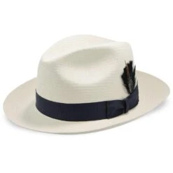 Epitome - Dobbs Shantung Straw Fedora Hat -Hat Shop dobbs fedora epitome dobbs shantung straw fedora hat hat 16524673417356
