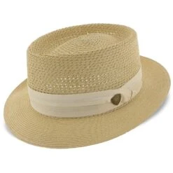 Bishop - Dobbs Straw Porkpie Hat - DSBISH -Hat Shop dobbs porkpie bishop dobbs straw porkpie hat dsbish hat 16524203884684