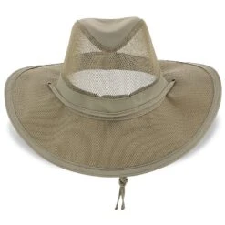 Navigator - Dorfman Pacific Polyester Crushable Outback Hat -Hat Shop dorfman pacific outback navigator dorfman pacific khaki comfy polyester outback hat hat 16524602015884