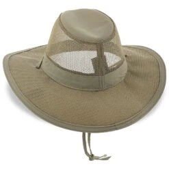 Navigator - Dorfman Pacific Polyester Crushable Outback Hat -Hat Shop dorfman pacific outback navigator dorfman pacific khaki comfy polyester outback hat hat 16524602081420