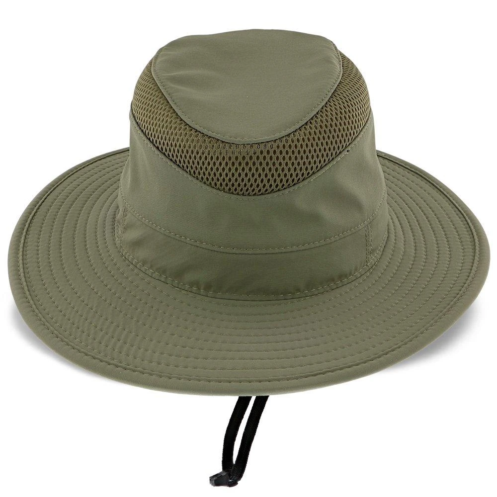 Peak - Dorfman Pacific Fossil 100% Nylon Outback Hat 3 Peak - Dorfman Pacific Fossil 100% Nylon Outback Hat - Image 3