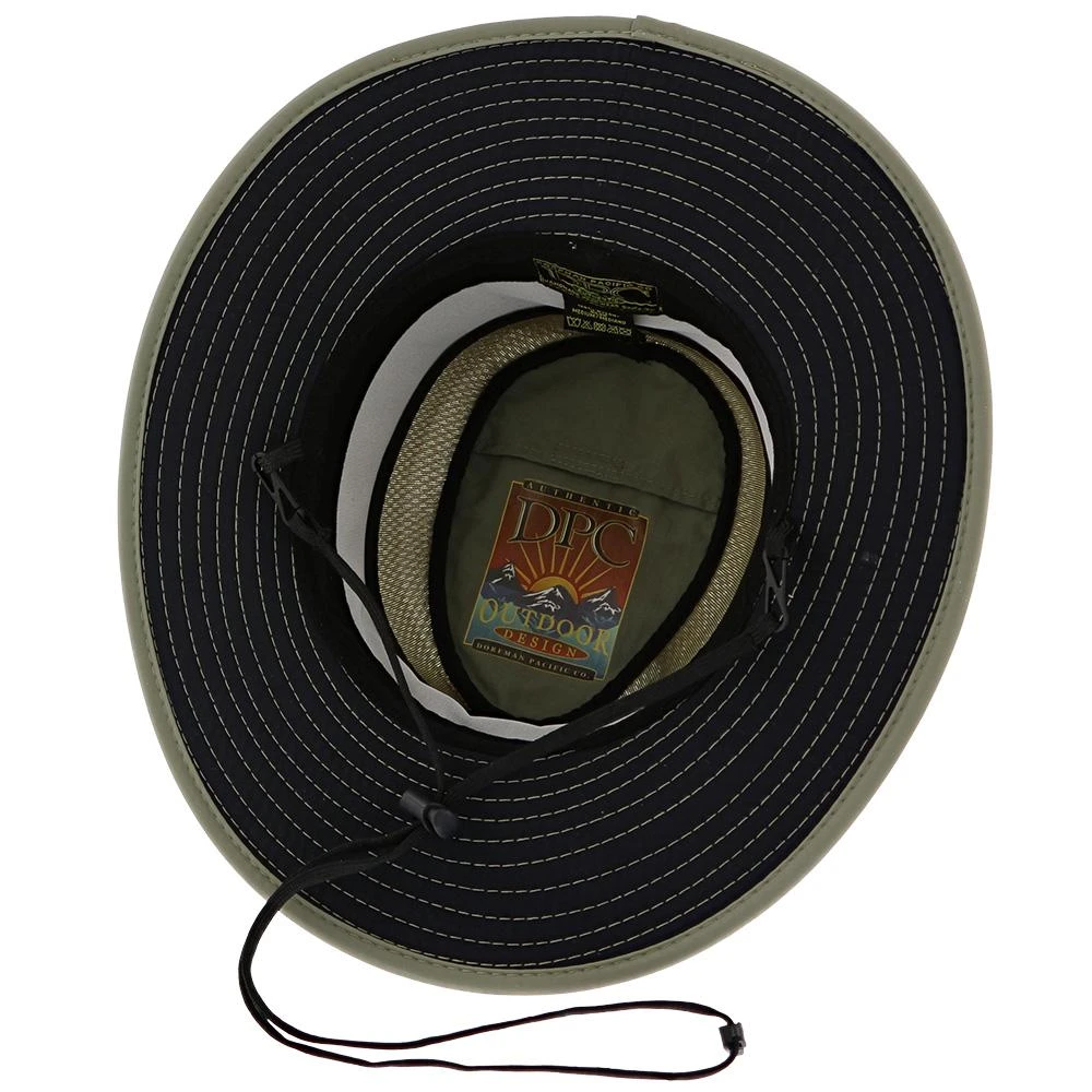 Peak - Dorfman Pacific Fossil 100% Nylon Outback Hat 7 Peak - Dorfman Pacific Fossil 100% Nylon Outback Hat - Image 7