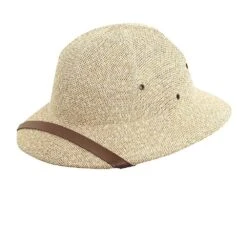 Bindi - DPC MS414 Tan & White Twisted Toyo Pith Helmet -Hat Shop dorfman pacific pith helmet tan white one size fits most bindi dpc ms414 tan white twisted toyo pith helmet hat 16524326469772