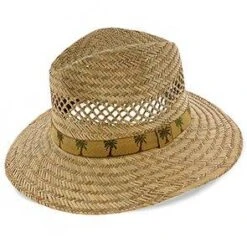Caladesi - Dorfman Pacific Natural Rush Straw Safari Hat