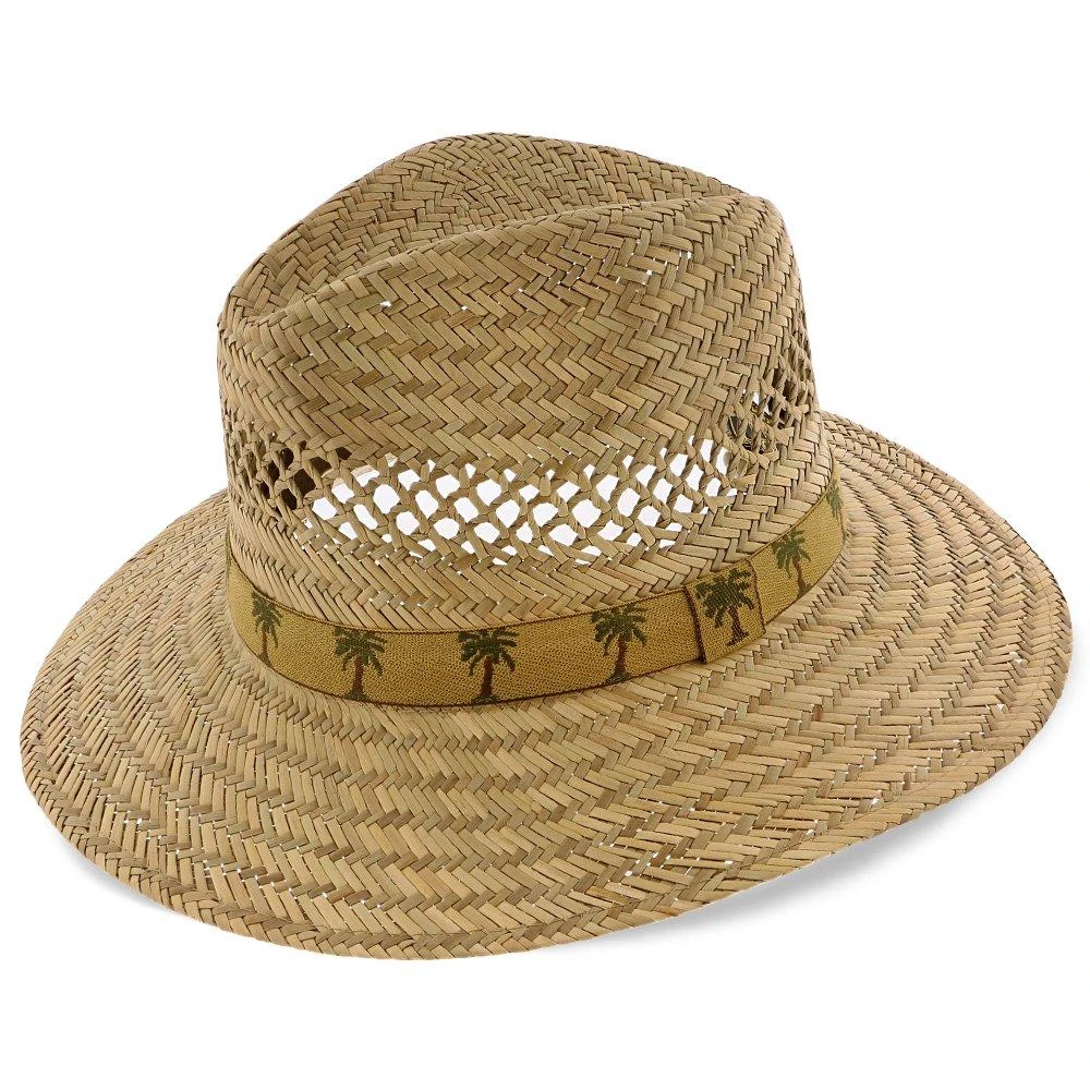Caladesi - Dorfman Pacific Natural Rush Straw Safari Hat 2 Caladesi - Dorfman Pacific Natural Rush Straw Safari Hat - Image 2