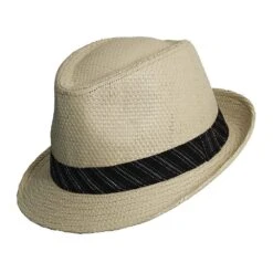 Central - DPC MS177 Sand Matte Toyo Fedora Hat -Hat Shop dorfman pacific trilby central dpc ms177 sand matte toyo fedora hat hat 16524326207628