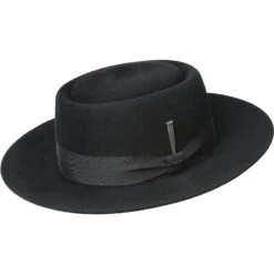 Walsh - Bailey Black Rounded Fur Like Pork Pie Hat 8 Walsh - Bailey Black Rounded Fur Like Pork Pie Hat -Hat Shop h 30001bh black 7bd57e87 004c 4cad 95f3 d452a55004f0
