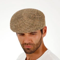 Clyde - DPC 916 Twisted Seagrass Straw Ivy Cap -Hat Shop h 916 nat 2