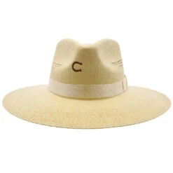 Mexico Shore - Charlie 1 Horse Straw Fedora Hat - CSMXSH -Hat Shop h csmxsh nattan 2a