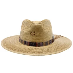 Saltillo - Charlie 1 Horse Straw Fedora Hat 11 Saltillo - Charlie 1 Horse Straw Fedora Hat -Hat Shop h csslto copper 1a
