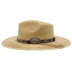 Saltillo - Charlie 1 Horse Straw Fedora Hat 10 Saltillo - Charlie 1 Horse Straw Fedora Hat -Hat Shop h csslto copper 2a
