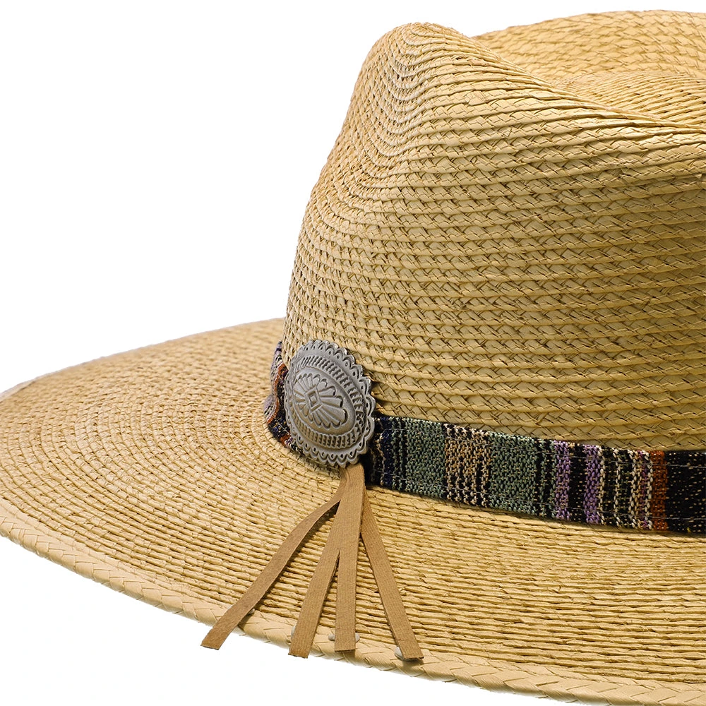 Saltillo - Charlie 1 Horse Straw Fedora Hat 7 Saltillo - Charlie 1 Horse Straw Fedora Hat - Image 7