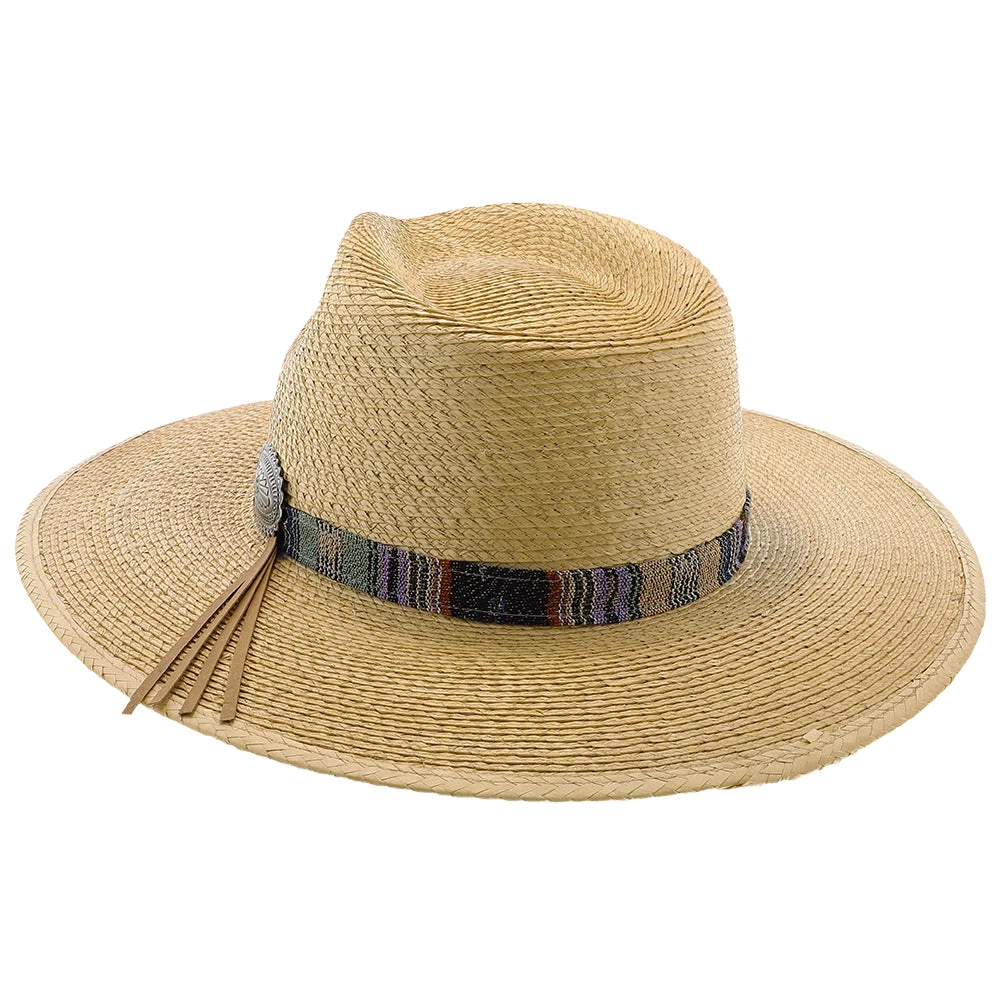 Saltillo - Charlie 1 Horse Straw Fedora Hat 5 Saltillo - Charlie 1 Horse Straw Fedora Hat - Image 5