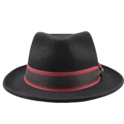 Scala Livingston Black Wool Felt Fedora Hat 6 Scala Livingston Black Wool Felt Fedora Hat -Hat Shop h df221 blk 1a df3a867b 2c40 4c23 8c7e 1e357e1b5bb8