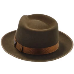 Topeka - Dobbs Soft Fur Blend Felt Fedora Hat -Hat Shop h dftpka sage 6a