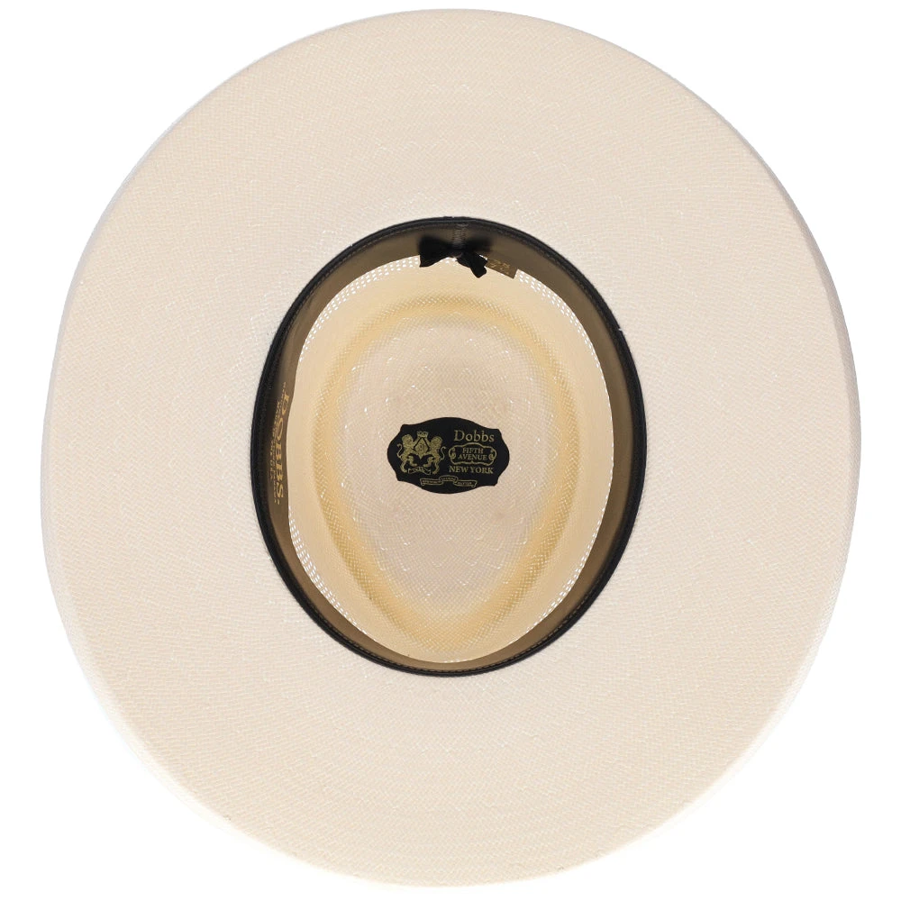 San Juan - Dobbs Vented Shantung Straw Fedora Hat 17 San Juan - Dobbs Vented Shantung Straw Fedora Hat - Image 17
