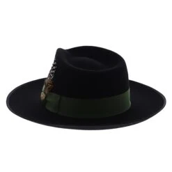 Cool Kid - Dobbs Wool Felt Fedora Hat -Hat Shop h dwcokdb black 3 65c83a57 69a6 44bf 84ca 90b391e1936d