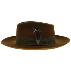 Cool Kid - Dobbs Wool Felt Fedora Hat -Hat Shop h dwcokdb cognac 2