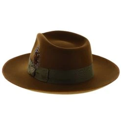 Cool Kid - Dobbs Wool Felt Fedora Hat -Hat Shop h dwcokdb cognac 3