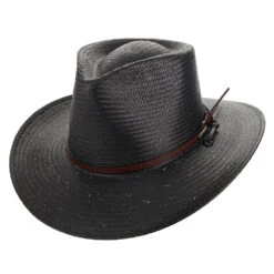 Belgrade - Stetson Shantung Straw Western Hat -Hat Shop h osblgd blk 0a 48f0e8f3 6fae 4de6 99a2 db5fc56f56c0