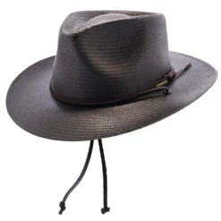 Belgrade - Stetson Shantung Straw Western Hat -Hat Shop h osblgd blk 1a