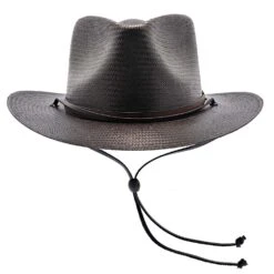 Belgrade - Stetson Shantung Straw Western Hat -Hat Shop h osblgd blk 2a