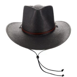 Belgrade - Stetson Shantung Straw Western Hat -Hat Shop h osblgd blk 2a 0ab5715b 09e8 45b6 8a5e 3eb6a7ed7a89