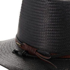 Belgrade - Stetson Shantung Straw Western Hat -Hat Shop h osblgd blk 4a 229ea9ba fd8e 4e5f af14 08b66e75db9b