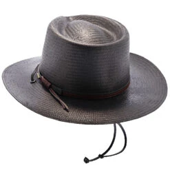 Belgrade - Stetson Shantung Straw Western Hat -Hat Shop h osblgd blk 6a