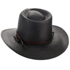Belgrade - Stetson Shantung Straw Western Hat -Hat Shop h osblgd blk 6a 1508a1c4 b1d4 483e a85e 9d301b4ae334