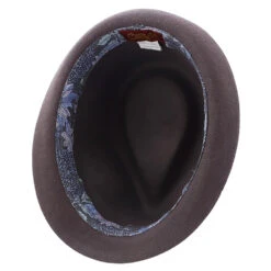 Accord - Santana Wool Felt Fedora Hat -Hat Shop h san371 grey 6