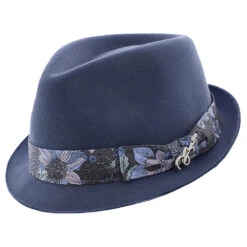 Accord - Santana Wool Felt Fedora Hat -Hat Shop h san371 mist 0