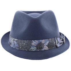 Accord - Santana Wool Felt Fedora Hat -Hat Shop h san371 mist 1