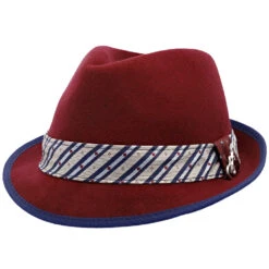 Notes - Santana Wool Felt Fedora Hat -Hat Shop h san372 burg 0a 8ed01b51 0020 4214 a99a 254ffd6e39f3