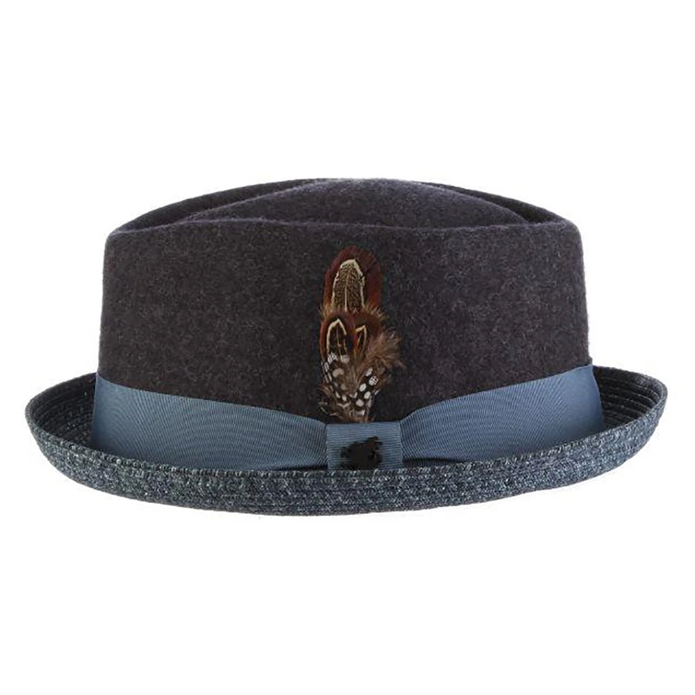 Century - Stacy Adams Wool Felt Fedora Hat With Paper Braid Brim 11 Century - Stacy Adams Wool Felt Fedora Hat With Paper Braid Brim - Image 11