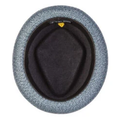 Century - Stacy Adams Wool Felt Fedora Hat With Paper Braid Brim 25 Century - Stacy Adams Wool Felt Fedora Hat With Paper Braid Brim -Hat Shop h saw700 pcfc 3