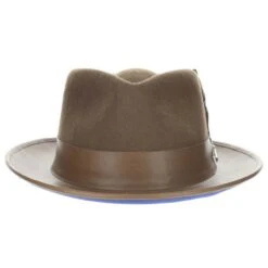 Provo - Stacy Adams Wool Felt Fedora Hat 19 Provo - Stacy Adams Wool Felt Fedora Hat -Hat Shop h saw708 brn 1a