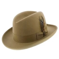 Homburg - Stetson Fur Felt Homburg Hat - TFHOMBB -Hat Shop h tfhombb 0 4229a090 ce53 4c13 bf15 36545e0832d3