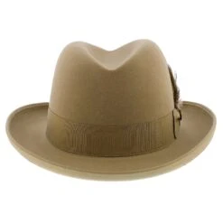 Homburg - Stetson Fur Felt Homburg Hat - TFHOMBB -Hat Shop h tfhombb 1