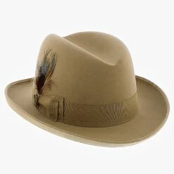 Homburg - Stetson Fur Felt Homburg Hat - TFHOMBB -Hat Shop h tfhombb 3