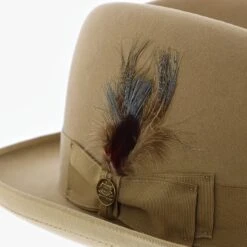 Homburg - Stetson Fur Felt Homburg Hat - TFHOMBB -Hat Shop h tfhombb 4