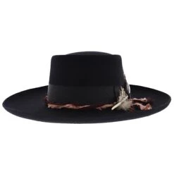 Kings Row - Stetson Wool Felt Bolero Hat 27 Kings Row - Stetson Wool Felt Bolero Hat -Hat Shop h tfkngsr black 2