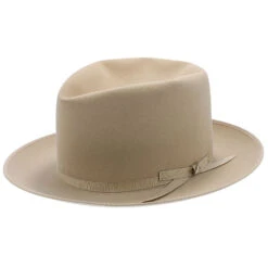 Premier Stratoliner - Stetson Fur Felt Fedora Hat -Hat Shop h tfpstrb silverbell 10a