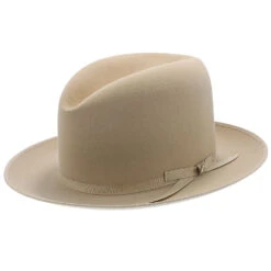 Premier Stratoliner - Stetson Fur Felt Fedora Hat -Hat Shop h tfpstrb silverbell 8a