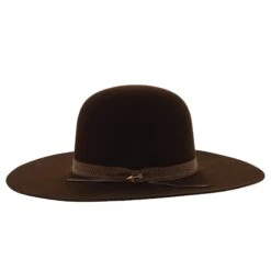 Smith - Stetson Fur Felt Open Crown Western Hat -Hat Shop h tfsmith chocolate 2