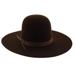 Smith - Stetson Fur Felt Open Crown Western Hat -Hat Shop h tfsmith chocolate 3 1d7da192 a239 4a8a 896a d1f35024d1c0