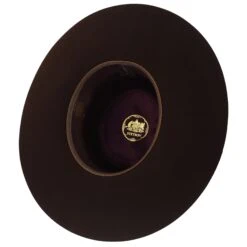 Smith - Stetson Fur Felt Open Crown Western Hat -Hat Shop h tfsmith chocolate 6
