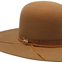 Smith - Stetson Fur Felt Open Crown Western Hat -Hat Shop h tfsmth chestnut 3a