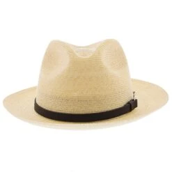 Alimeter - Stetson Hemp Straw Fedora Hat -Hat Shop h tsalmtk 1